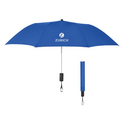 44" Arc Automatic Open Telescopic Folding Umbrella